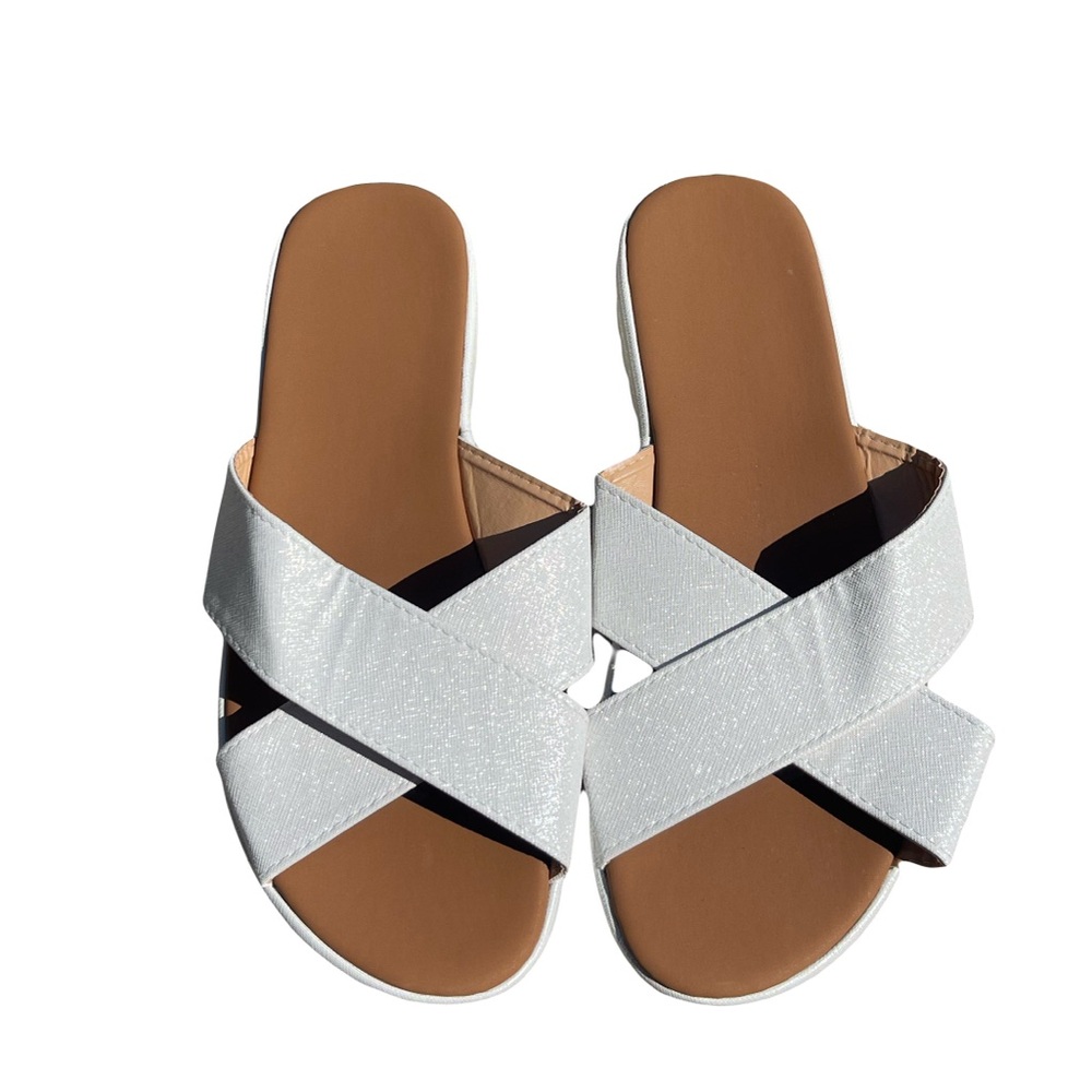 Elegant White Women's Sandals